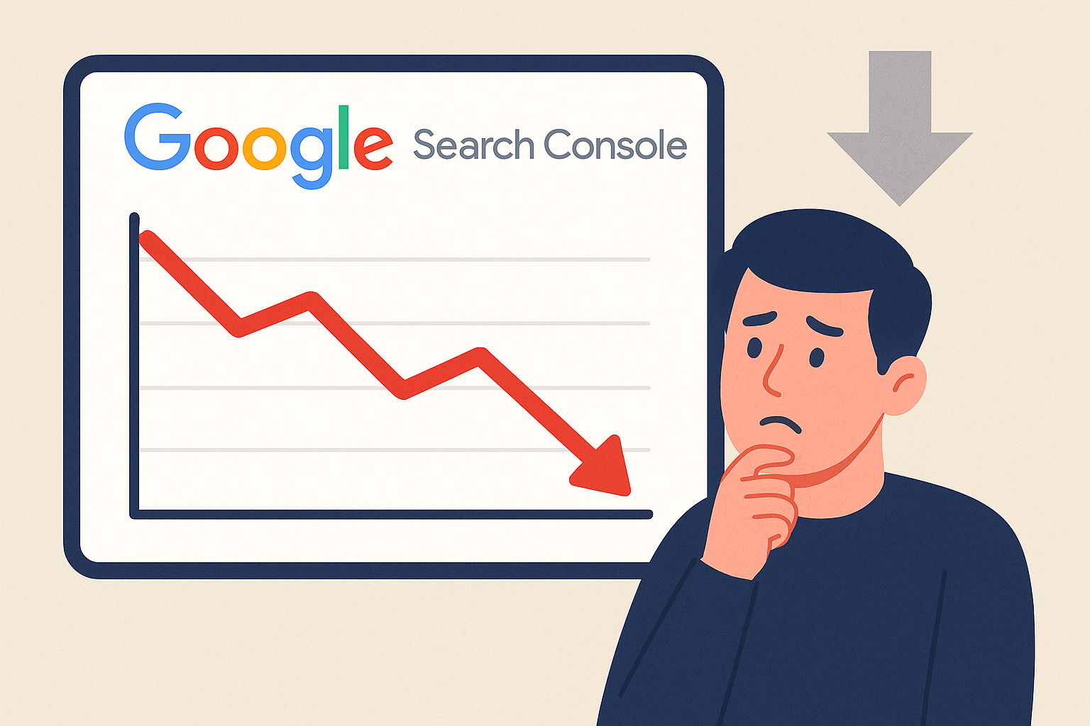 caida de impresiones search console